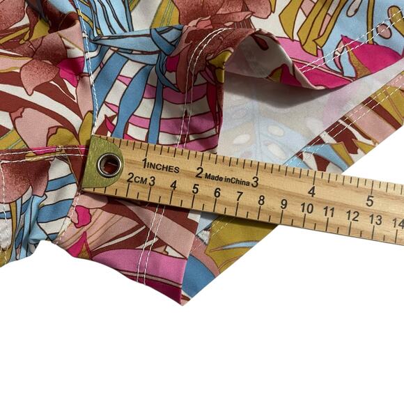 Hurley Womens Board Shorts Size Small Supersuade Palm Paradise Floral Swim Surf - Picture 9 of 10